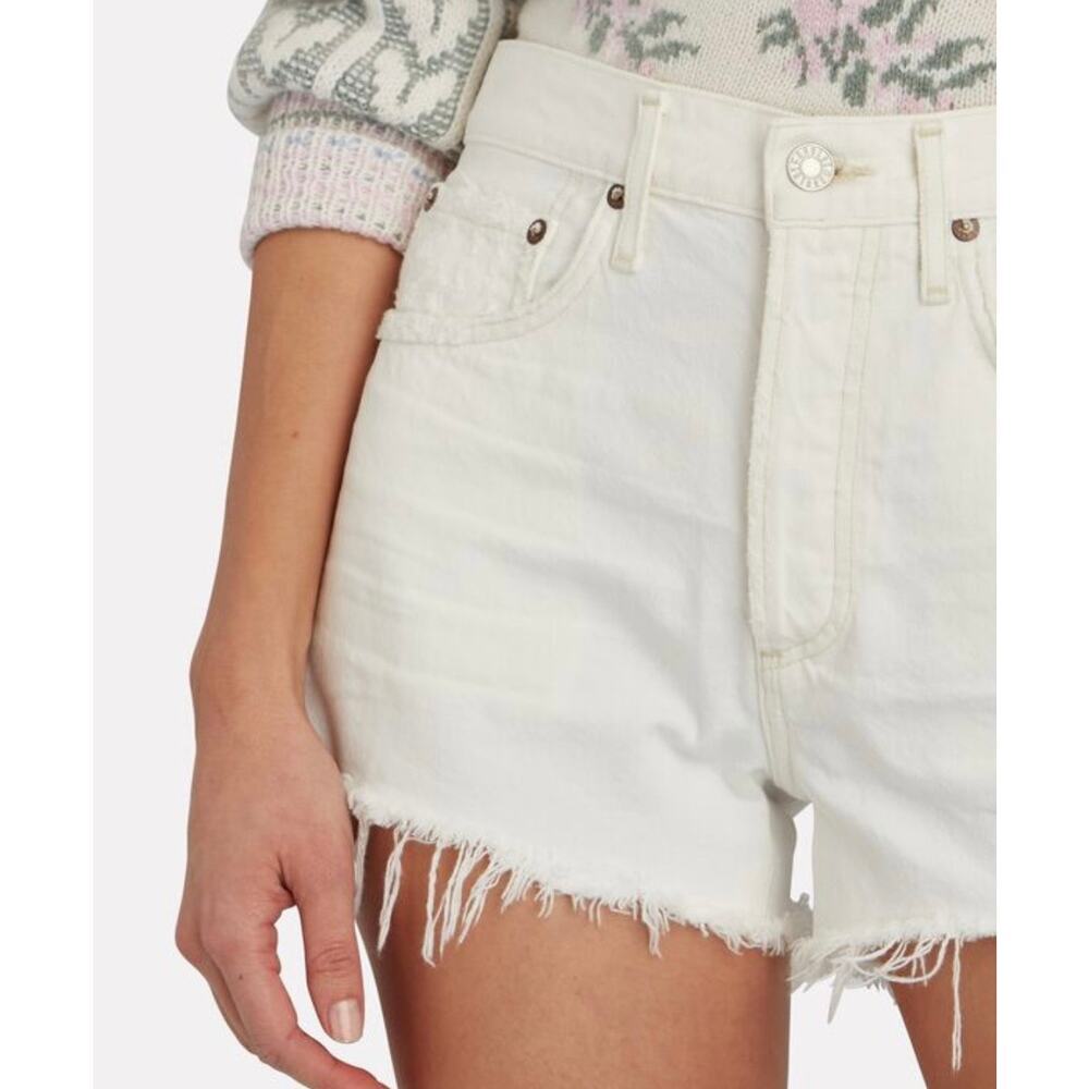 AGOLDE Parker Cut-Off Denim Shorts, Size 29 - Picture 6 of 14